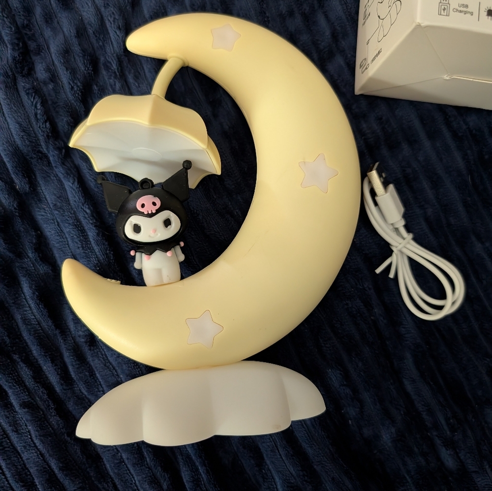 Kuromi Miniso Sanrio Kawaii Japanese Night Light Lamp New